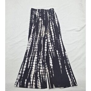 Women's Unbranded Black And White Printed‎ Casual Pants Size Large